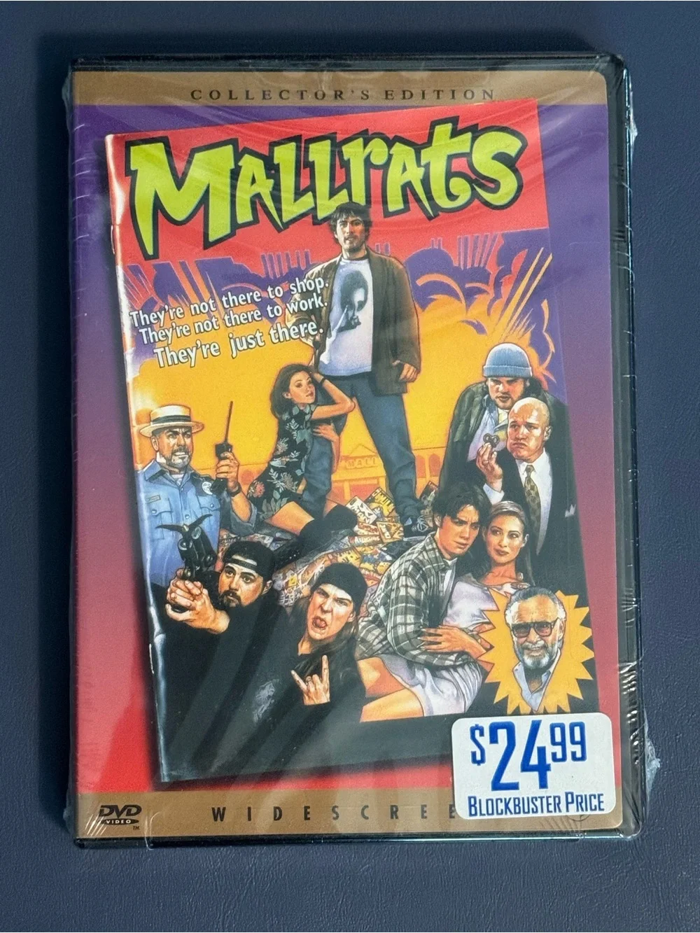 Mallrats Collector’s Edition DVD New Sealed Blockbuster Sticker